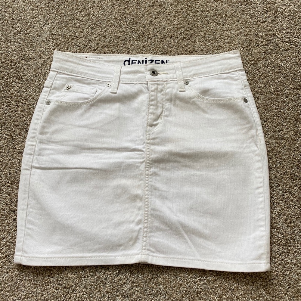 Levi jean skirt